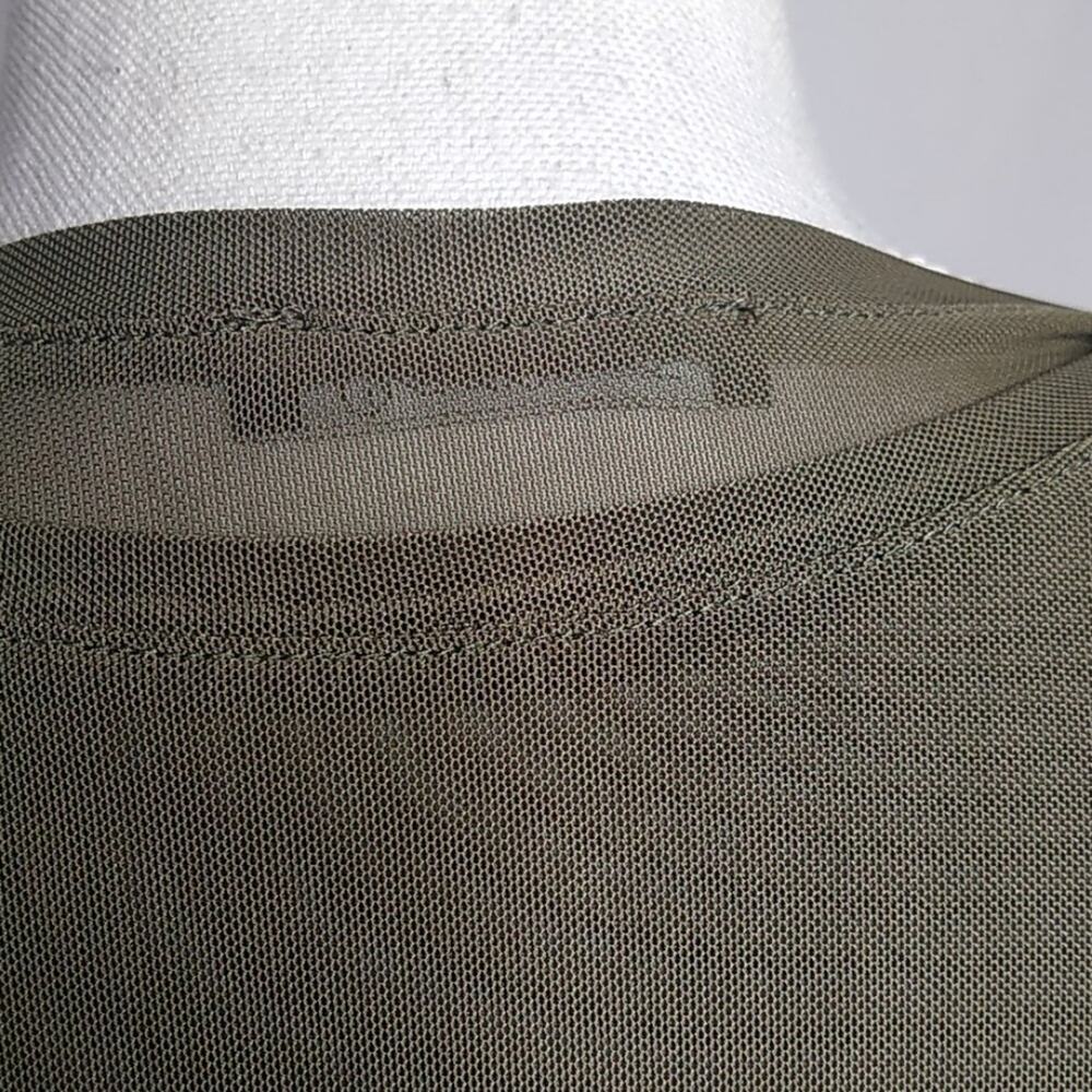 Reserved Women's Double Layer Mesh Tank Top Olive - Picture 5 of 7